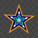 موتیف ۵ ضلعی ستاره شکل
